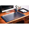 Dacasso Navy Blue 3-Piece Leather Desk Set, Bonded Leather DF-5037